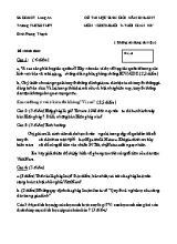 Đề thi chọn học sinh giỏi Giáo dục công dân lớp 9 - Năm học 2016-2017 - Trường THCS Bình Phong Thạnh